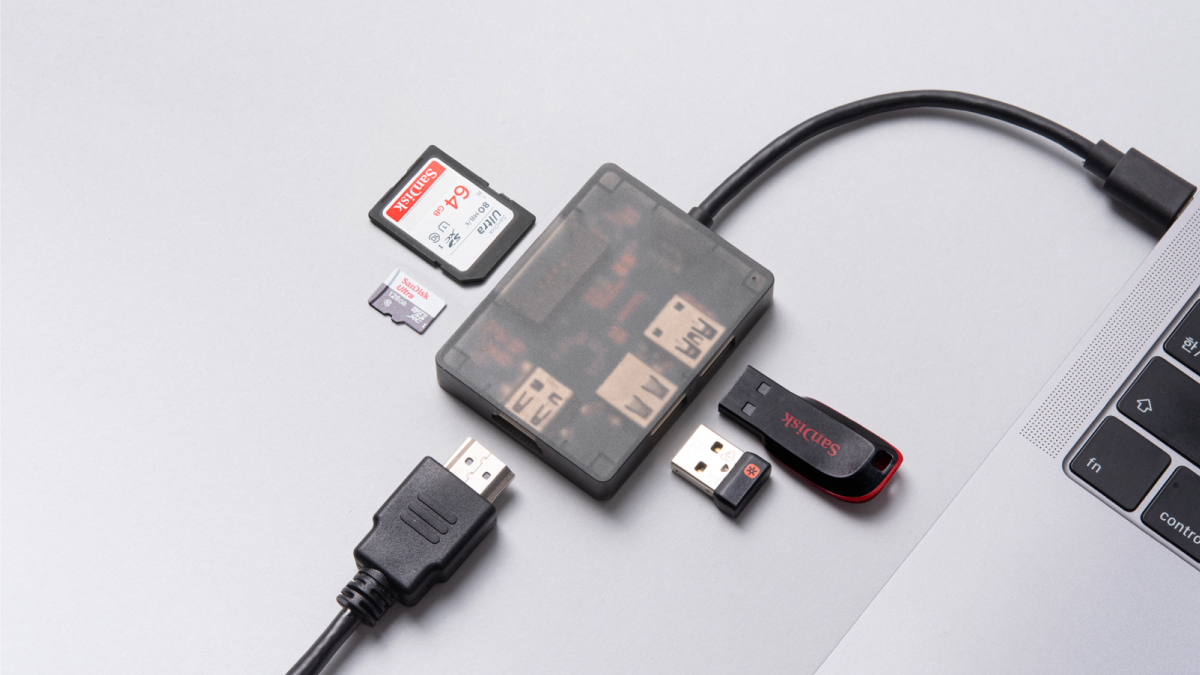 [멀티허브] 직접 쓰려고 만든 5in1 USB 허브 모바일아일랜드