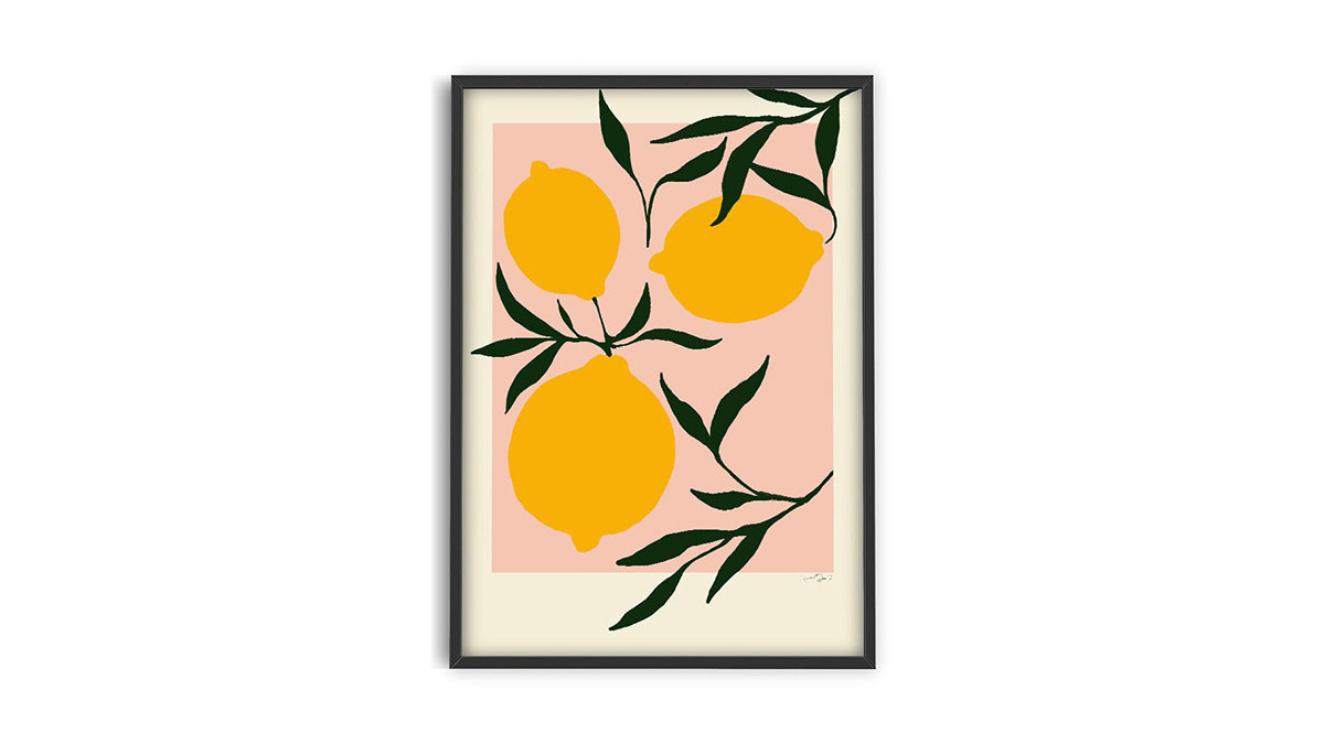 [아트포스터] Anna Mörner 작가, Lemon pink