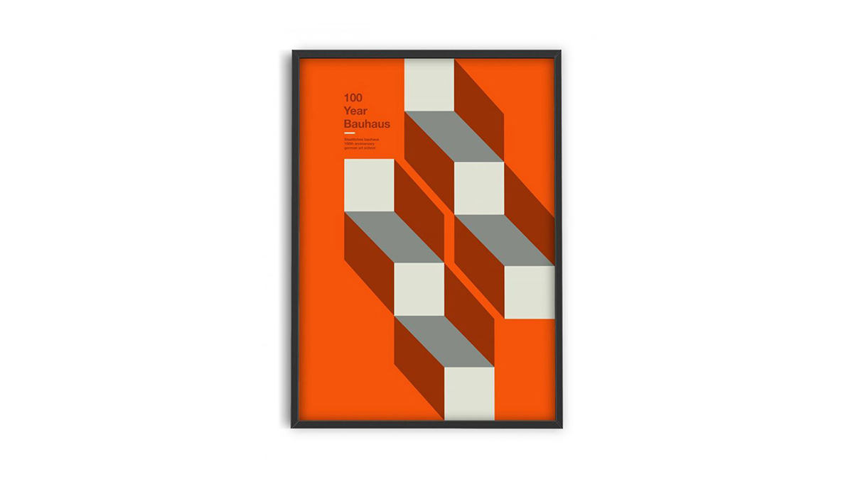 [아트포스터] 100 year Bauhaus exhibition