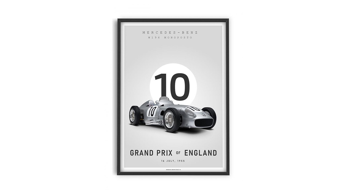 [아트포스터] Classic Mercedes W196 Monoposto