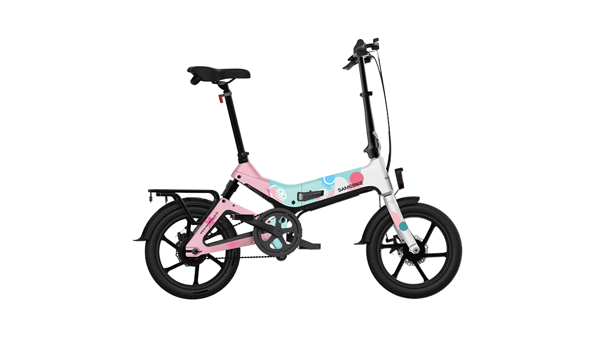 [전기자전거]이탈리아 그래픽디자인16인치미니벨로도시형 E-BIKELT-7