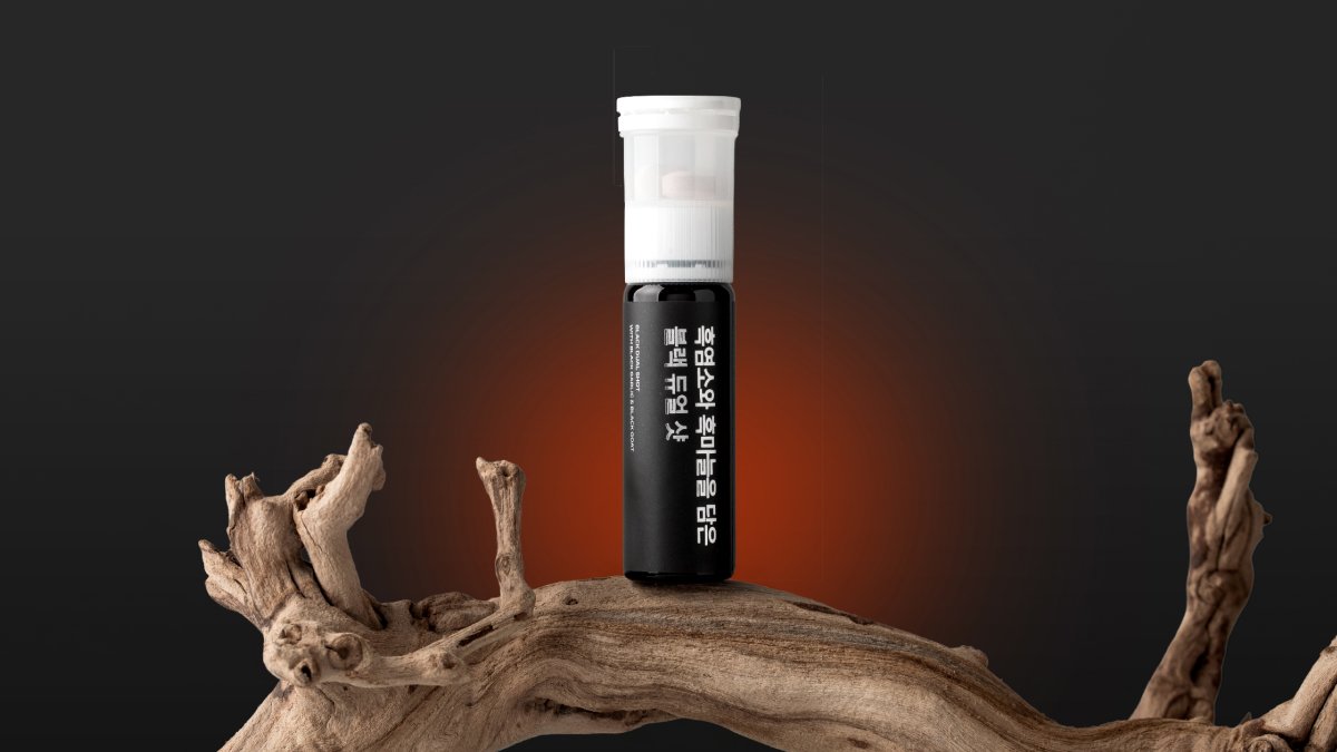 와디즈 에디션ㅣ흑마늘×흑염소,쓴맛 없이 채우는 하루활력 블랙듀얼샷