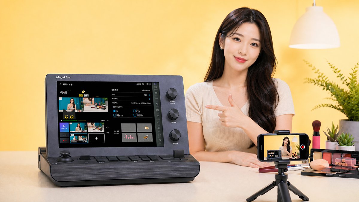 [주변기기] 풀스펙 휴대용 방송기기, 제작·송출·방송제어까지 한대로 끝!